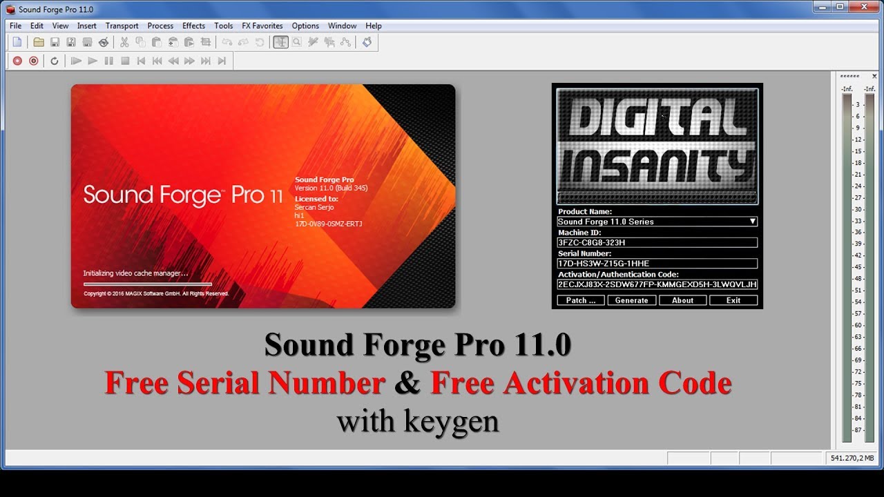 sound forge 6.0 keygen